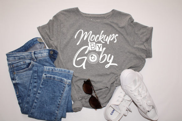 Download Grey T-shirt Mock Ups, Styled Mockup - Shirt mock up Collection