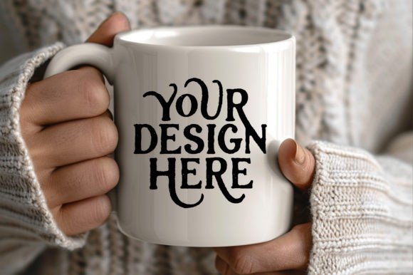 Download Blank Mug Mockup Winter White Coffee Mug - Mug mockup Collection