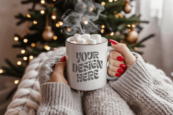 Download Christmas 11oz White Mug Mockup 27 - Mug mockup Collection